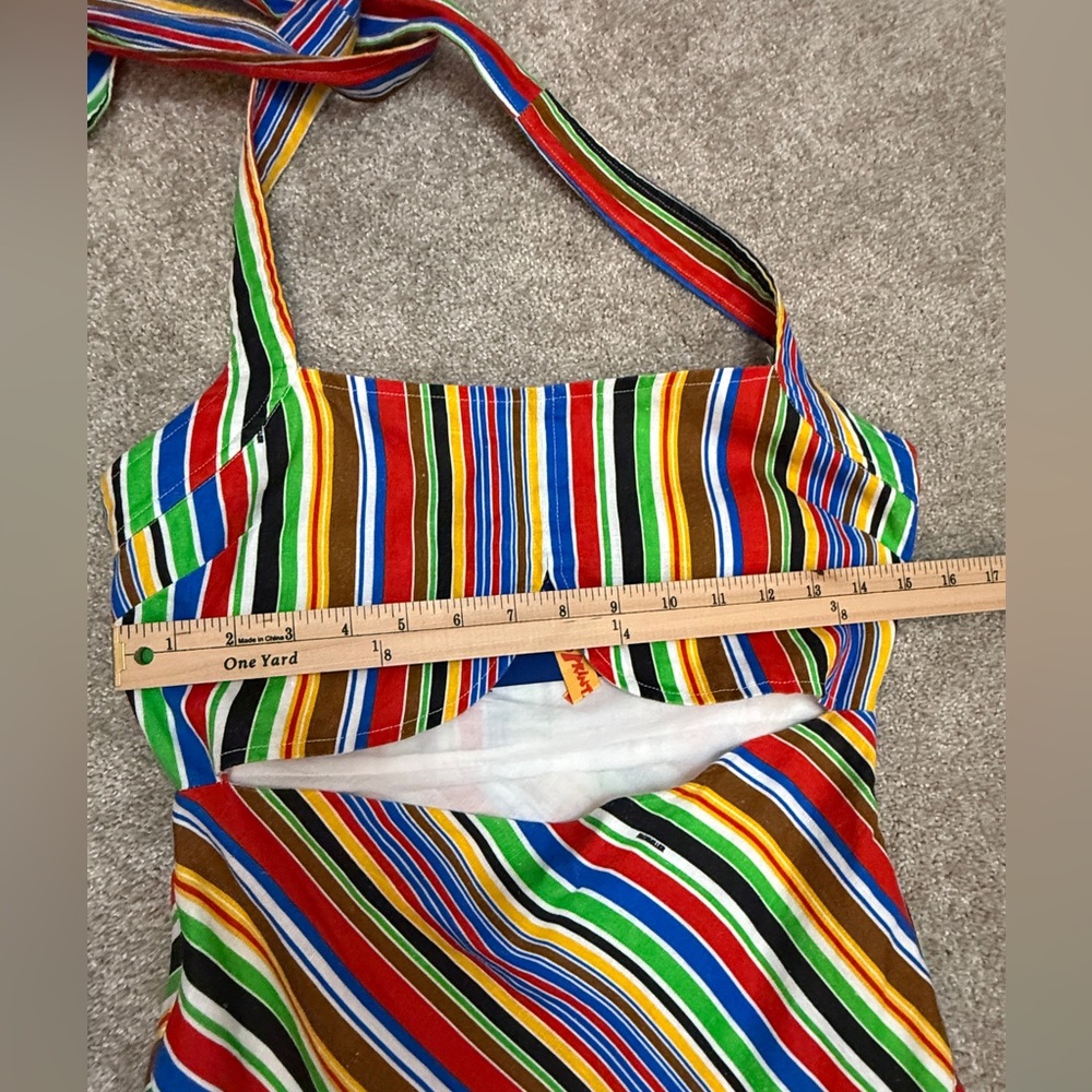SIMON MILLER PIKO STRIPED LINEN MAXI DRESS - Picture 7 of 16